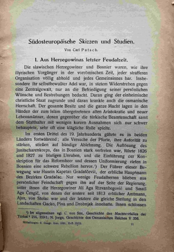 Südosteuropäische Skizzen und Studien. U: Mitteilungen der geographischen Gesellschaft in Wien, Band 64, Nr. 10 - 12.